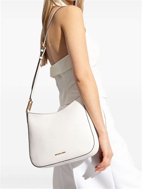 michael kors mercer mid center leather shoulder bag|Michael Kors kensington shoulder bag.